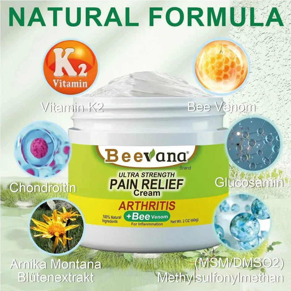2x1-Beevana crema para los dolores  articulares y óseos